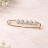 Alfiler Oro 18k perlas