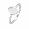 Anillo plata de ley leche materna ovalado