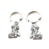 Pendientes aro plata kpop