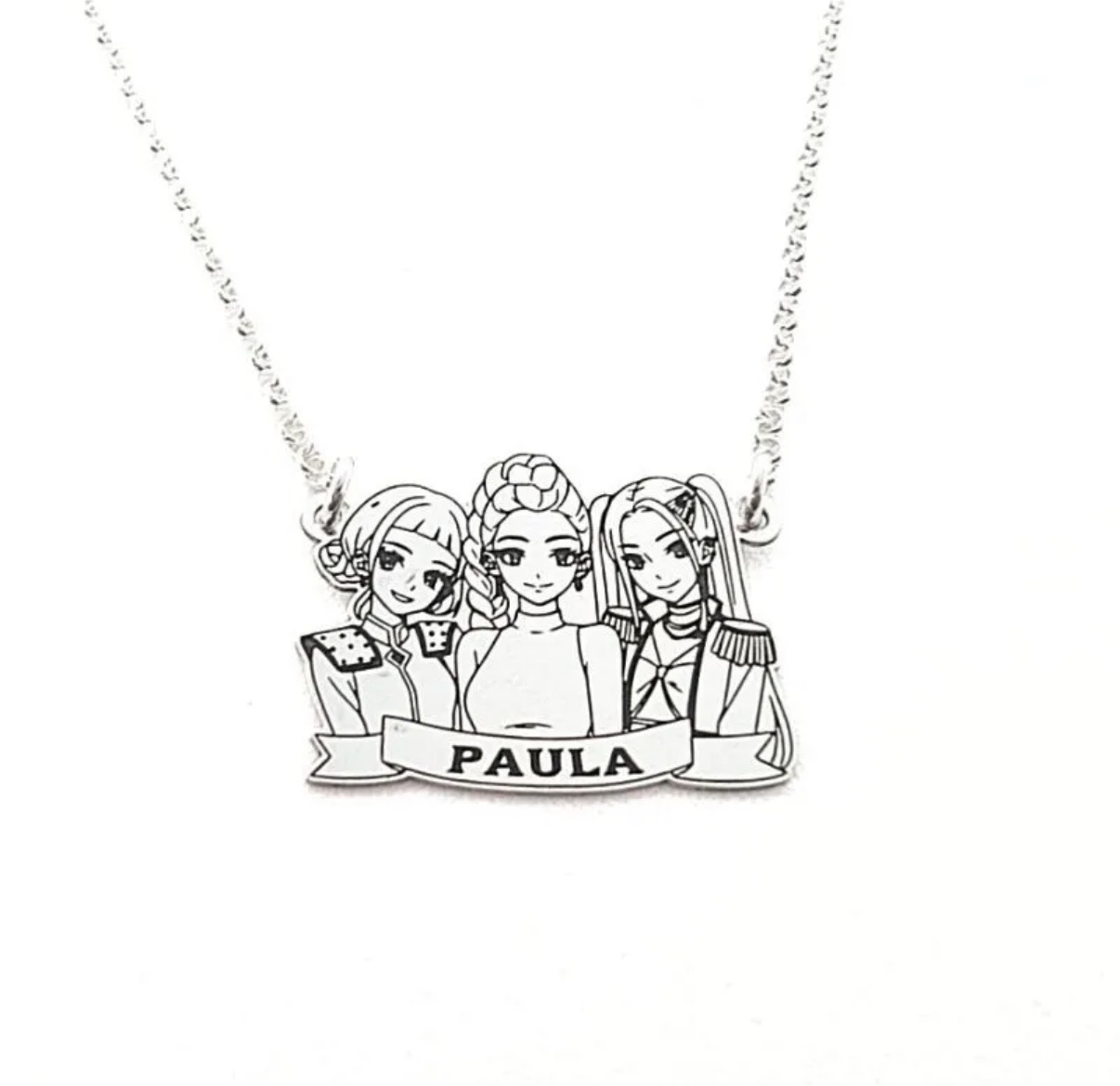 Gargantilla plata kpop