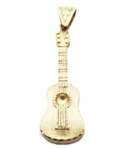 Colgante Oro 18k guitarra