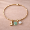 Pulsera plata de ley Lucia