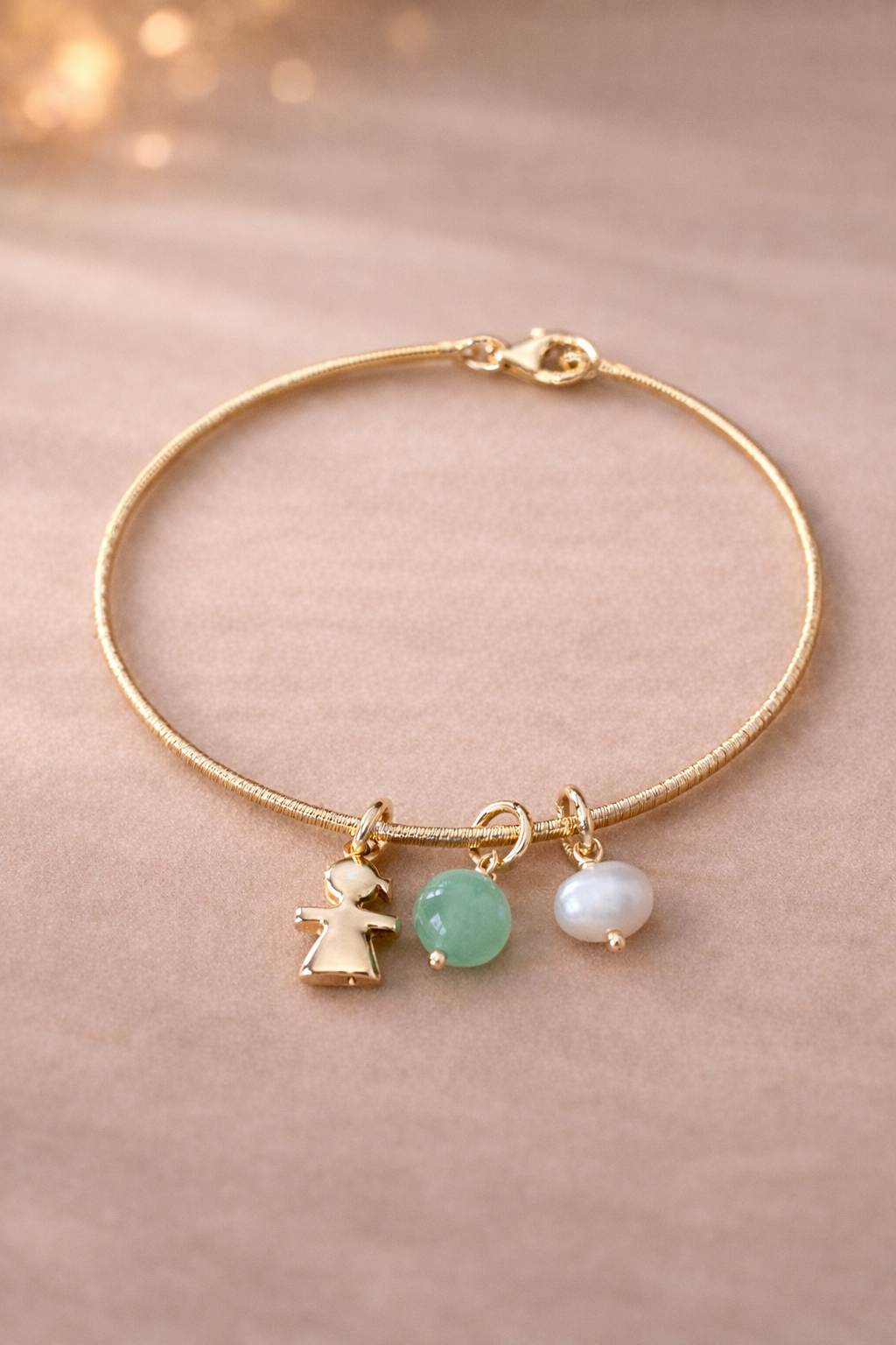 Pulsera plata de ley Lucia