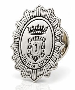Pin plata de ley policia local personalizado