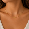 Cadena oro 18k martina 45 cm 1mm