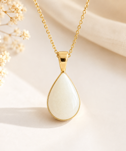 Colgante Oro 18k gota leche materna