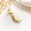 Colgante Oro 18k gota leche materna