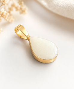 Colgante Oro 18k gota leche materna