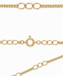 Cadena oro 18k amanda 45 cm 1mm