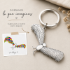 Llavero plata de ley dibujo personalizado