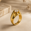 Solitario oro 18k Moscú