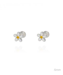 Pendientes plata margaritas